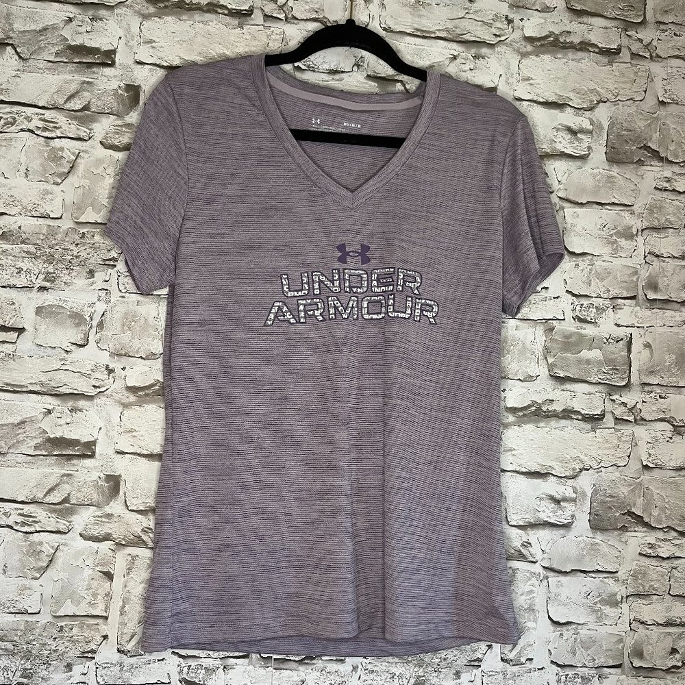 Under Armour Women's V-Neck Heatgear T-Shirt
